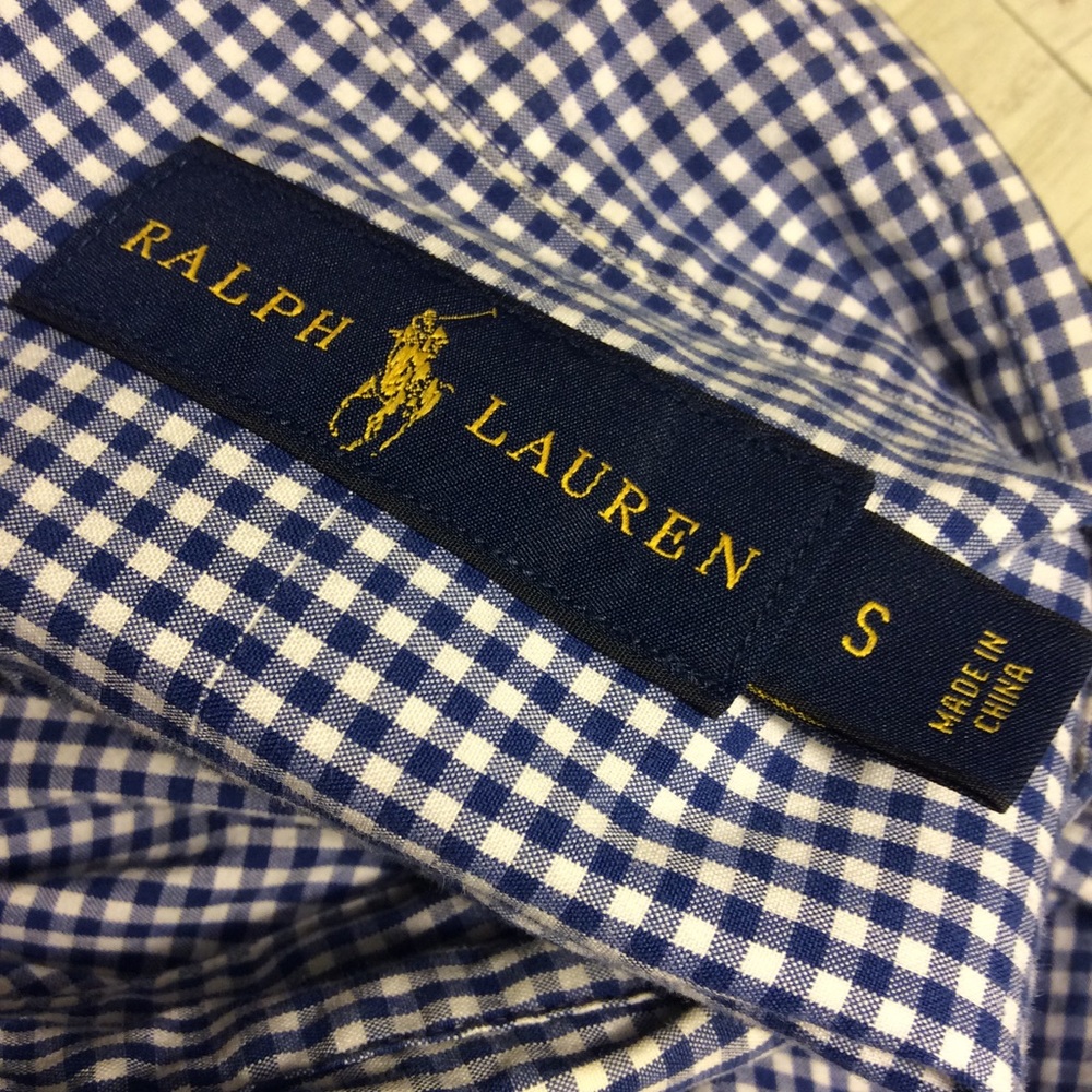 Ralph Lauren Plaid Button Down SzSmall Excellent